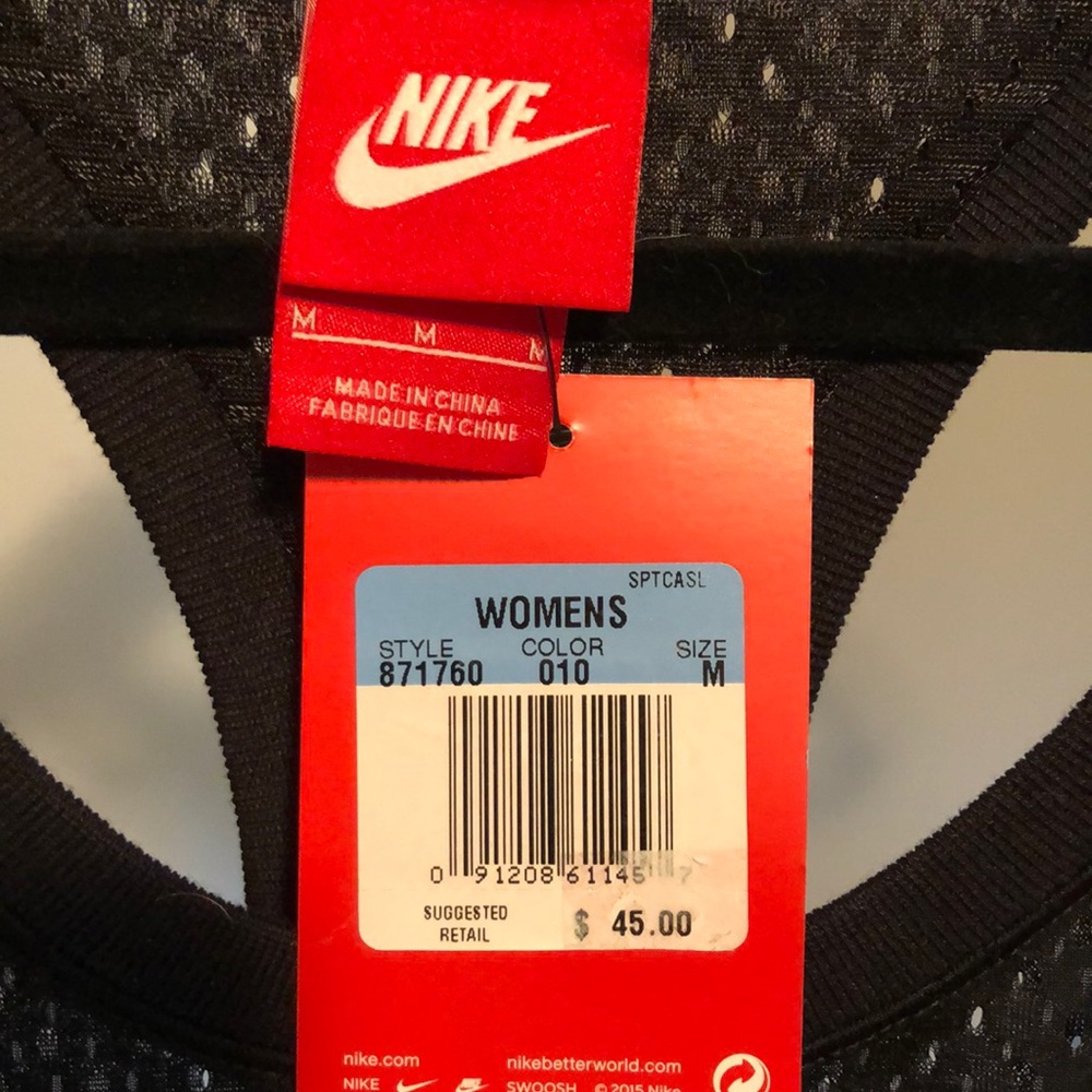 NIKE Women’s Workout Jersey Tank Top - Picture 3 of 4